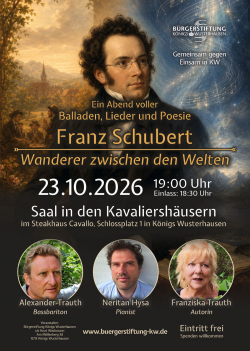 Franz Schubert - Wanderer zwischen den Welten